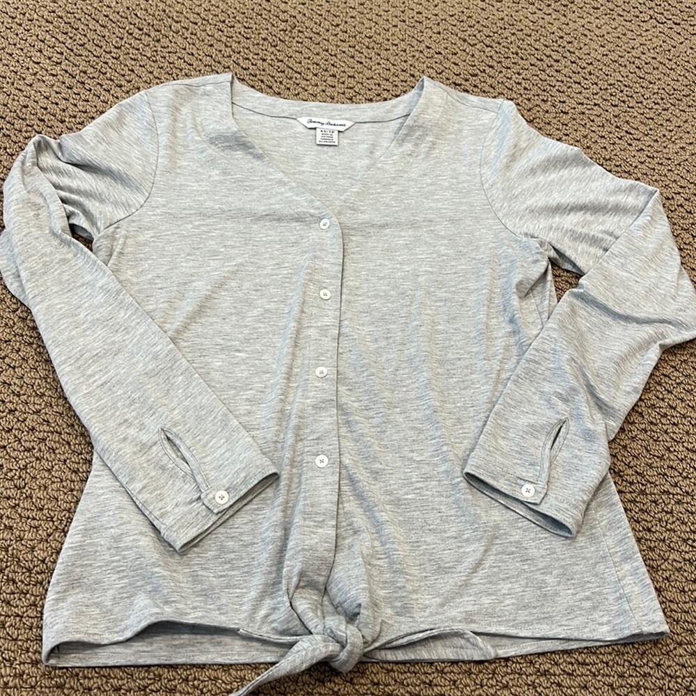 Tommy Bahama grey long sleeve
